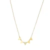 Collier Triago acier doré or