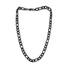 Collier Victor acier noir