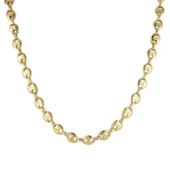 Collier Yako acier doré or