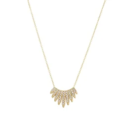 Collier Zoé strass blancs