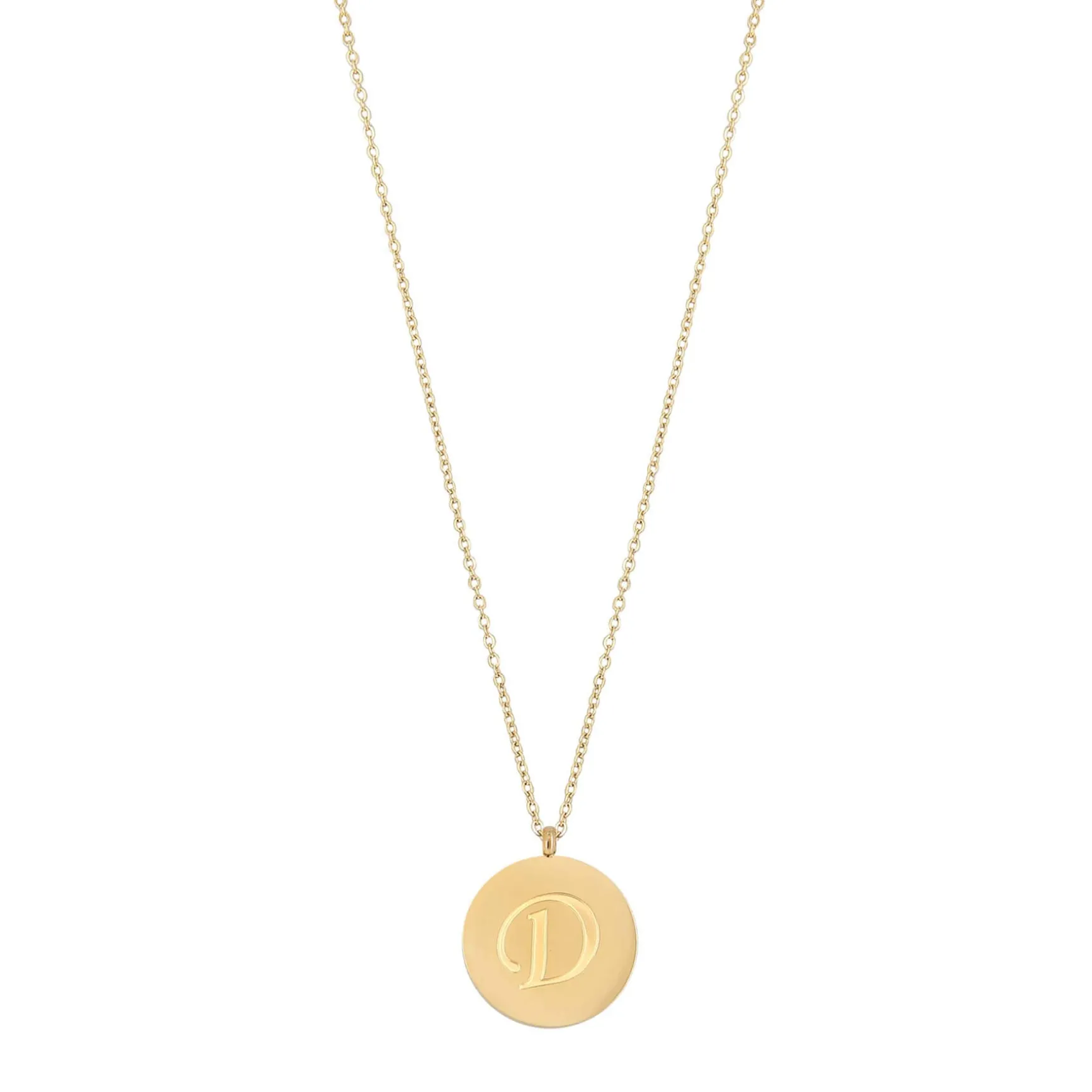 Colliers Médaille Lettre