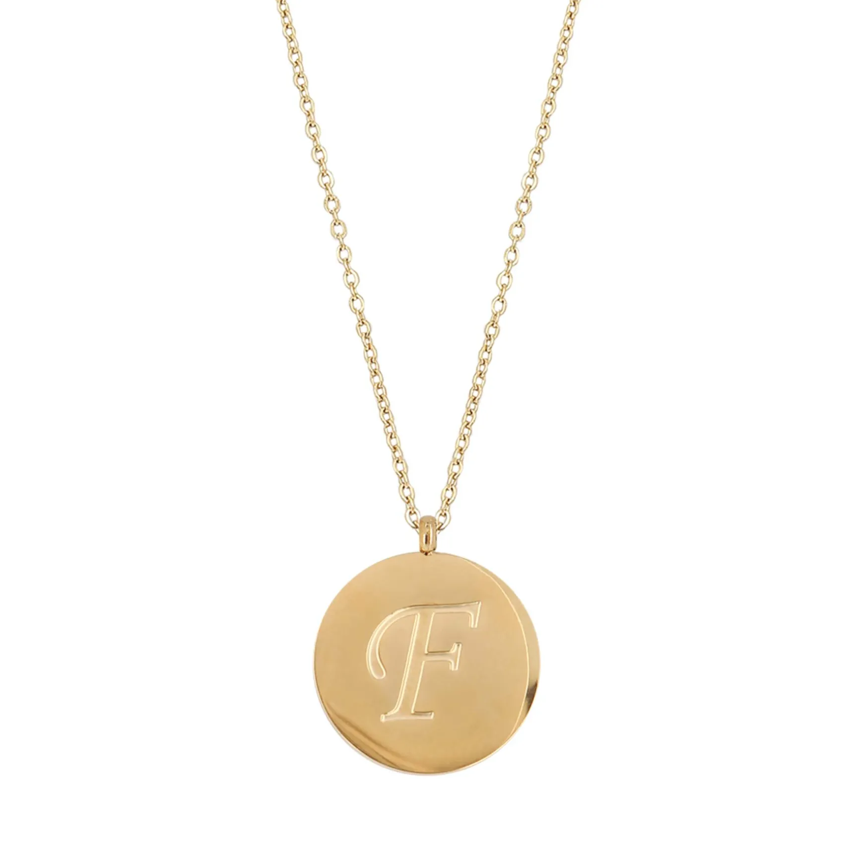 Colliers Médaille Lettre
