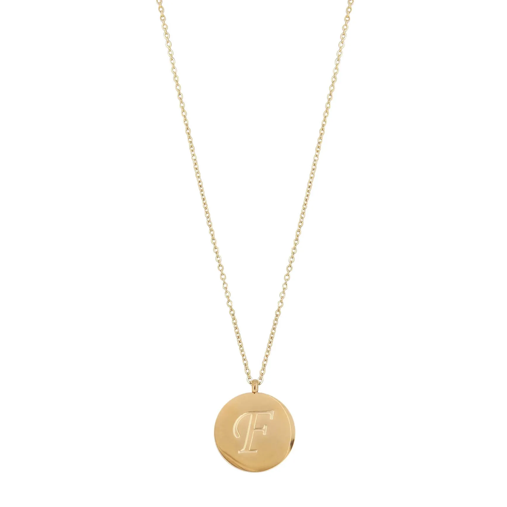 Colliers Médaille Lettre