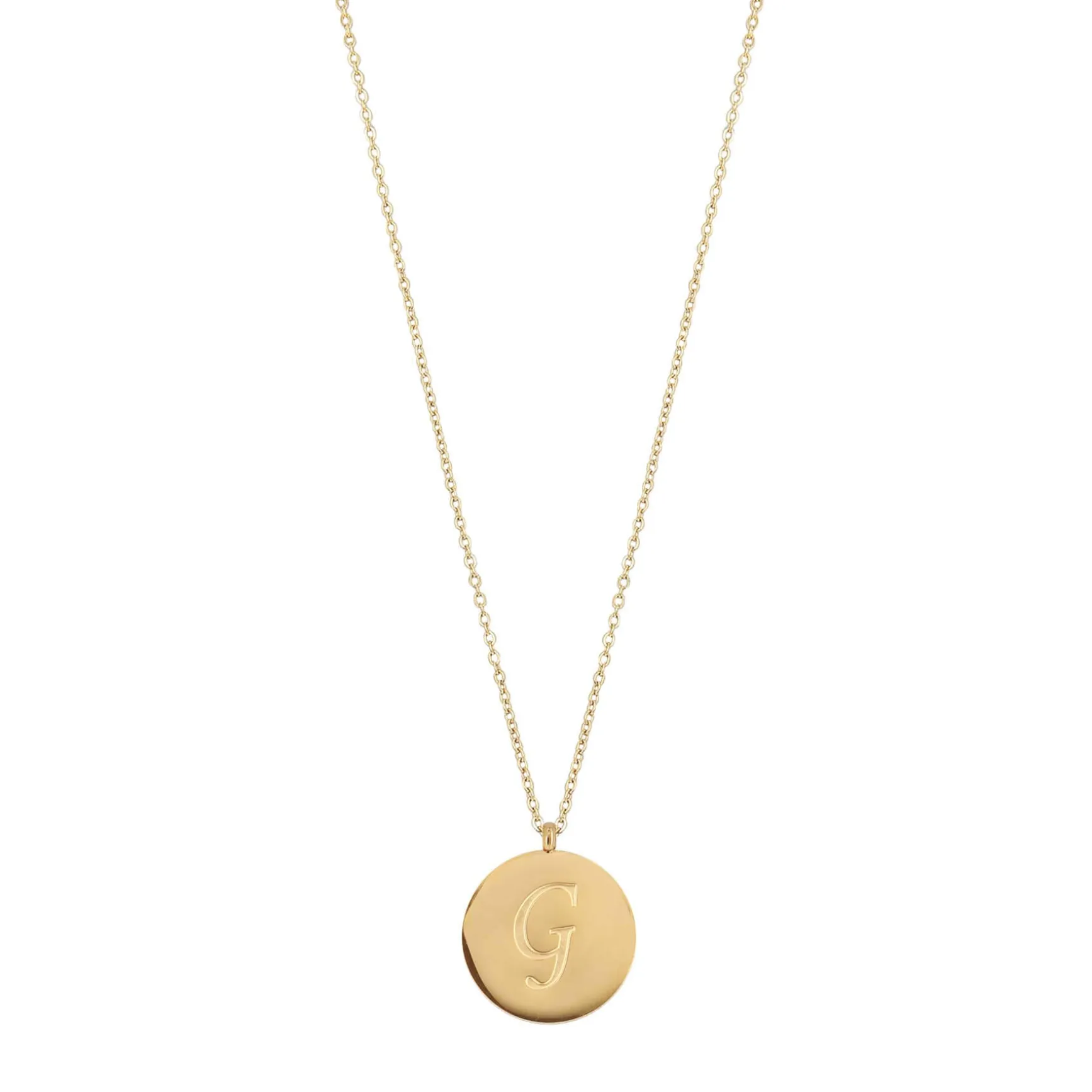 Colliers Médaille Lettre