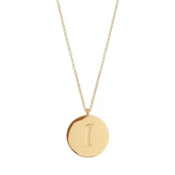Colliers Médaille Lettre