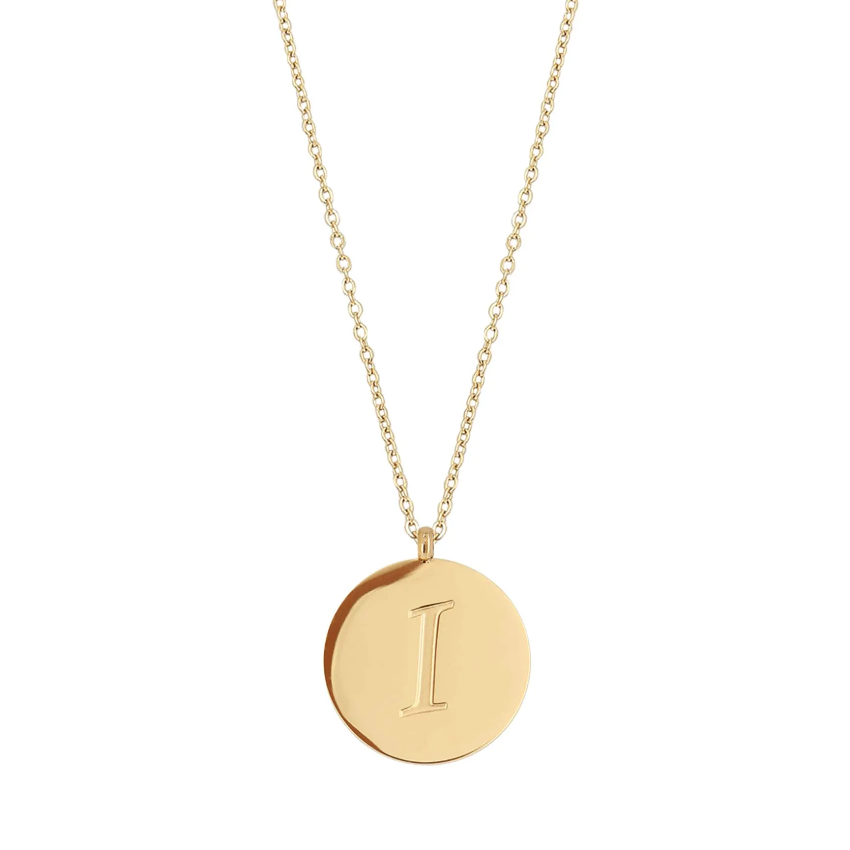 Colliers Médaille Lettre