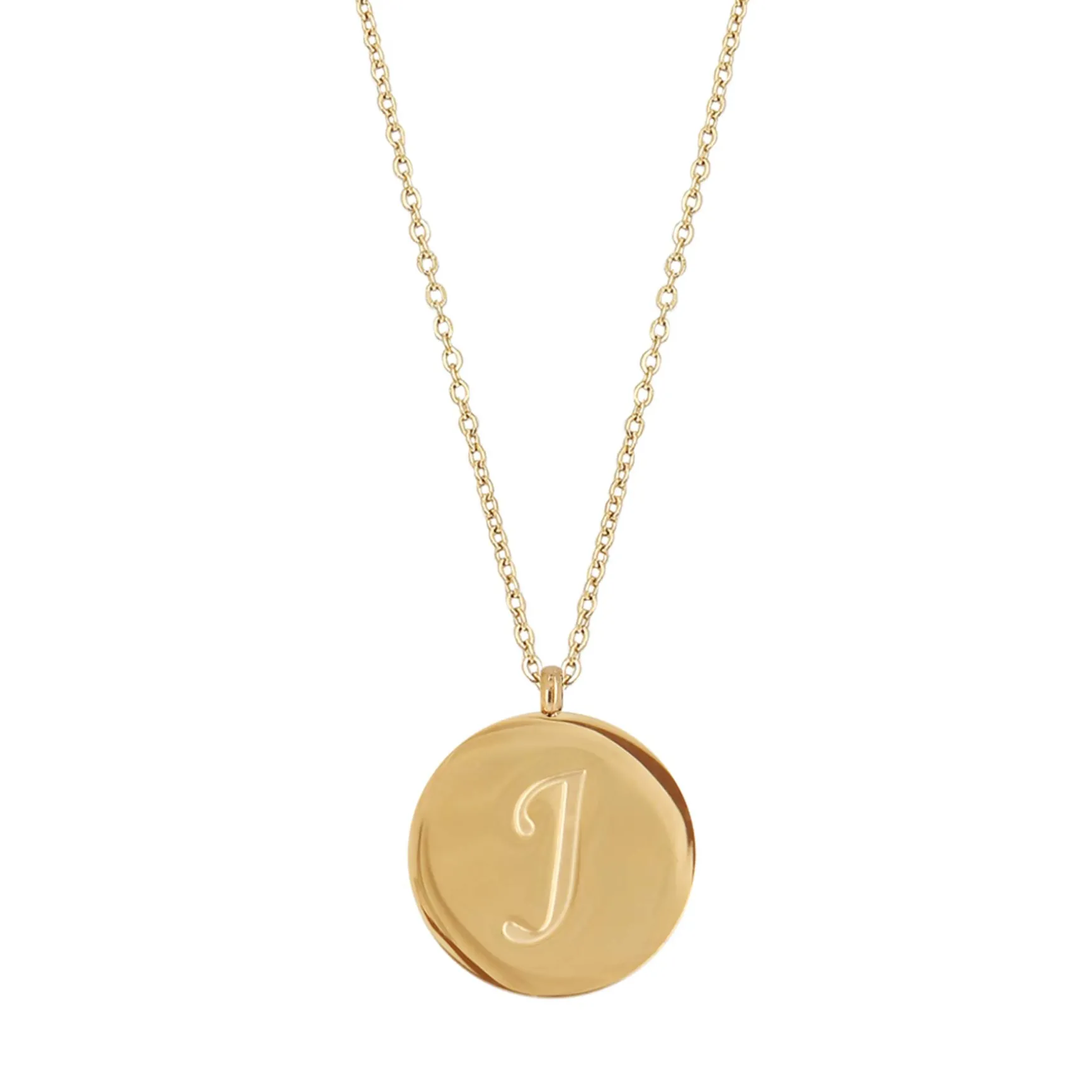 Colliers Médaille Lettre