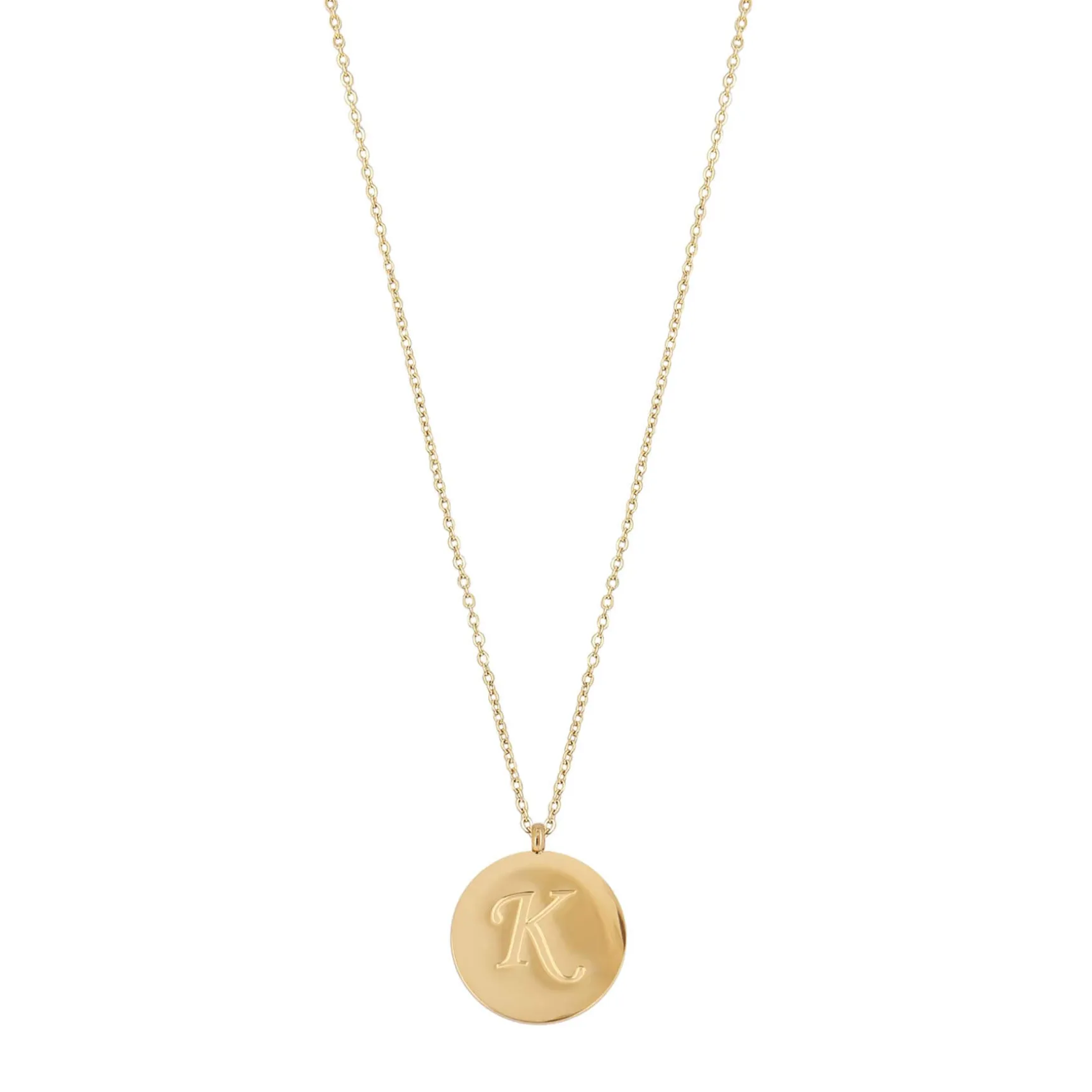 Colliers Médaille Lettre