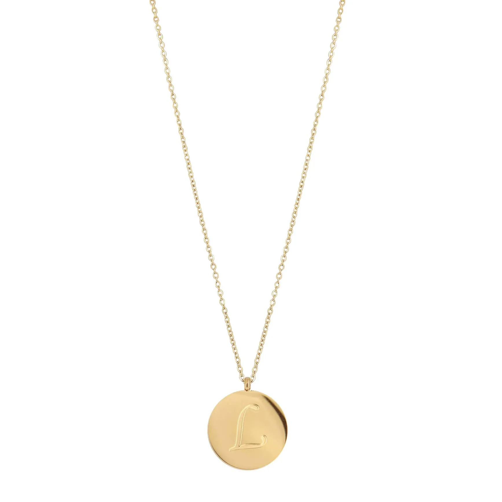 Colliers Médaille Lettre