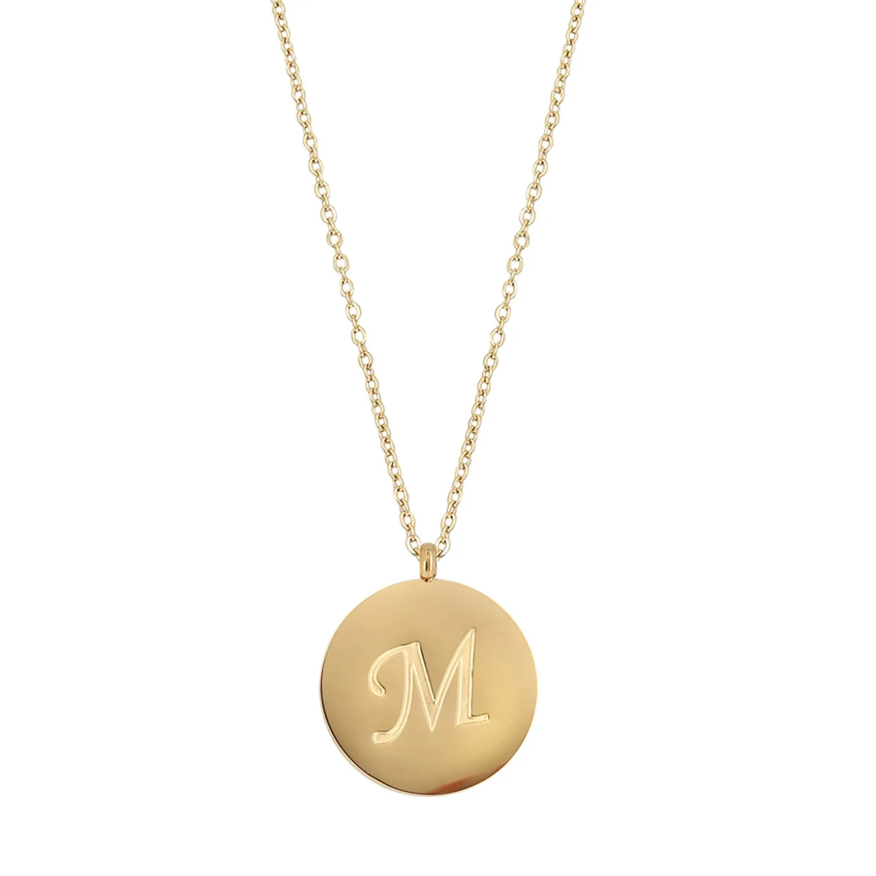 Colliers Médaille Lettre