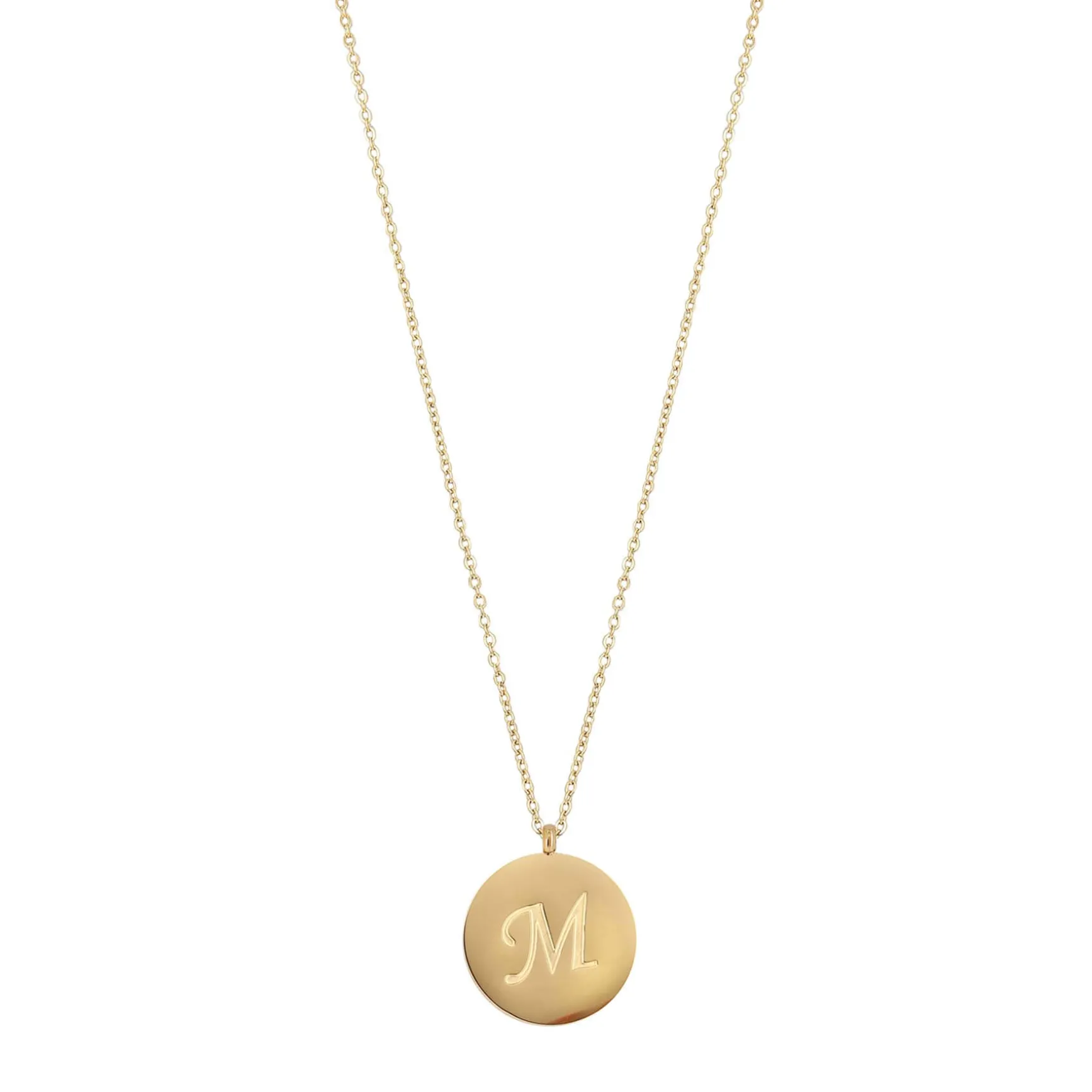 Colliers Médaille Lettre