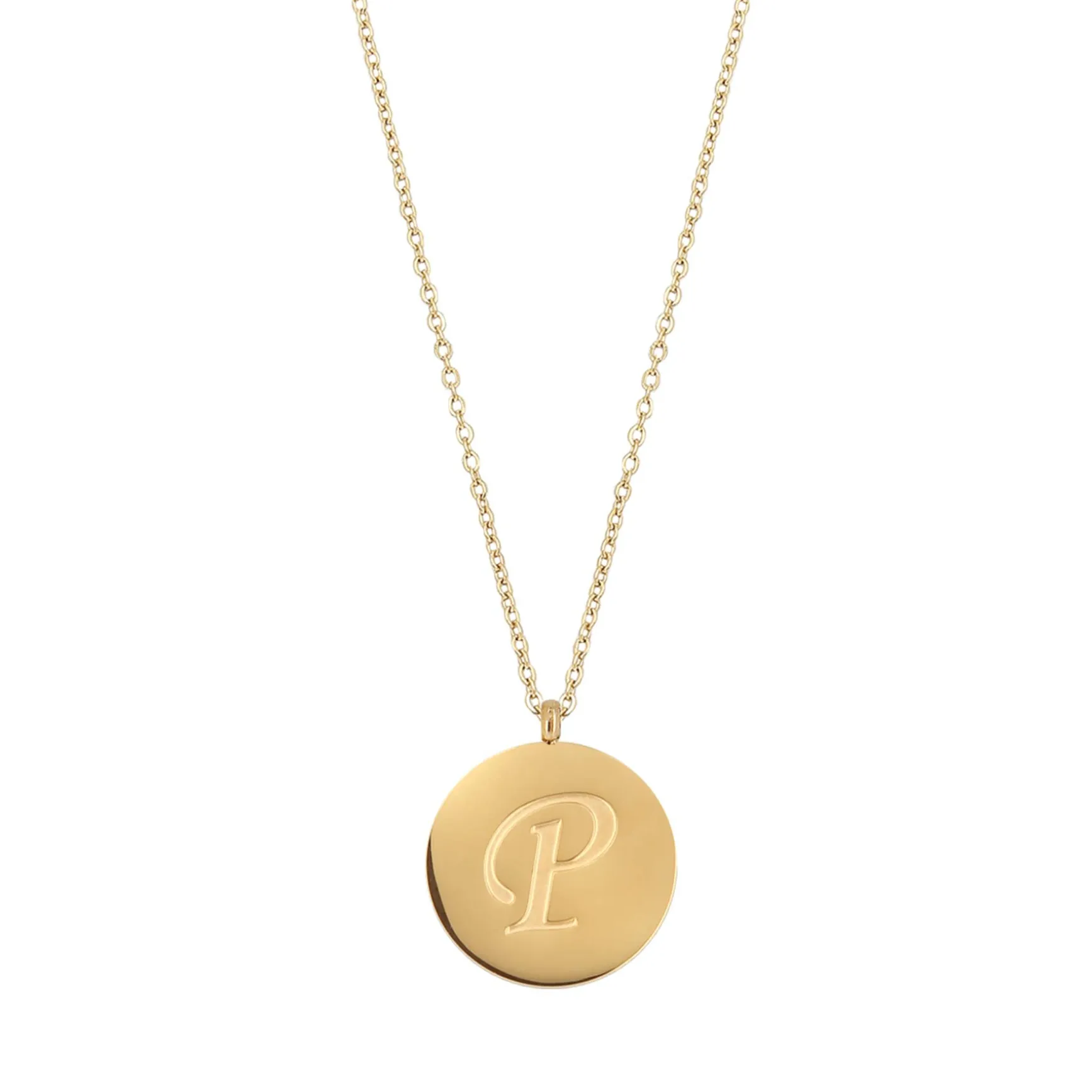 Colliers Médaille Lettre