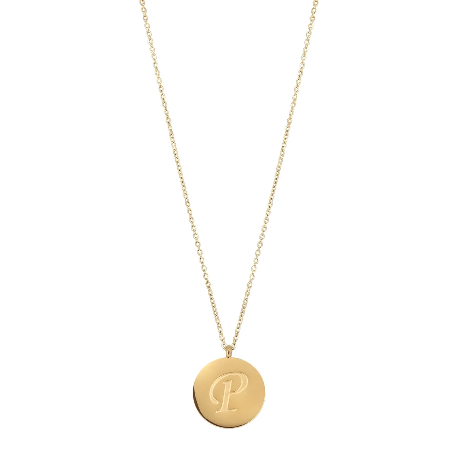 Colliers Médaille Lettre