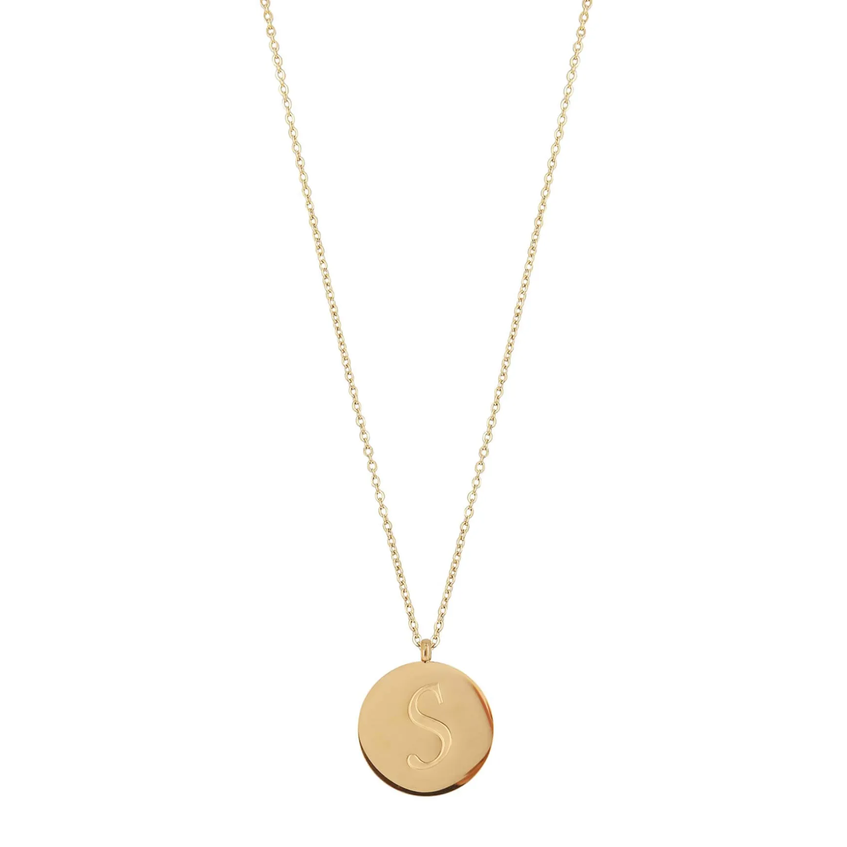 Colliers Médaille Lettre