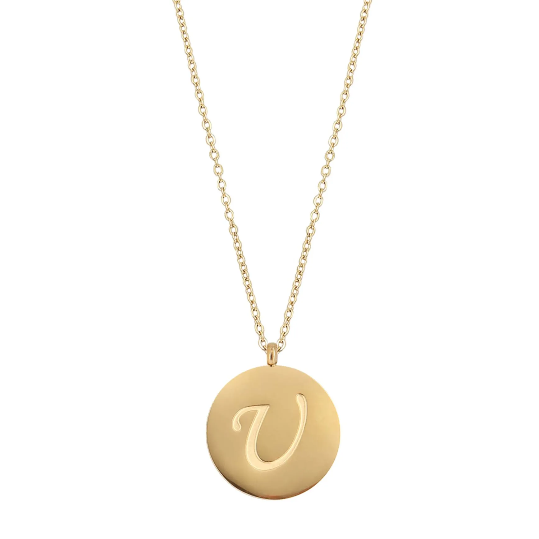 Colliers Médaille Lettre