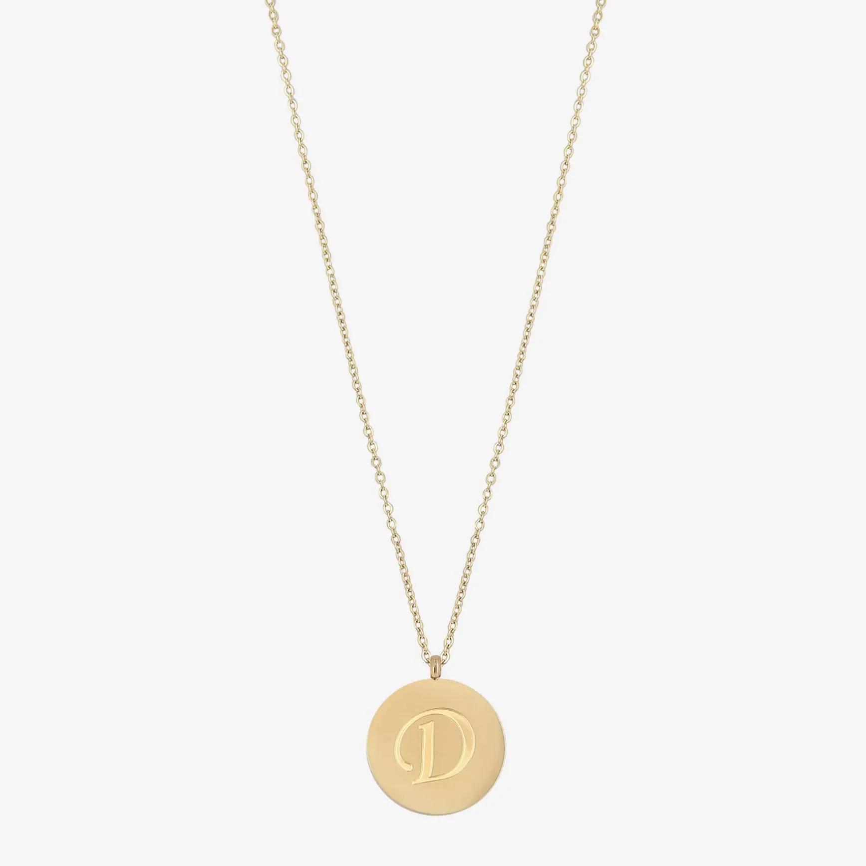 Colliers Médaille Lettre