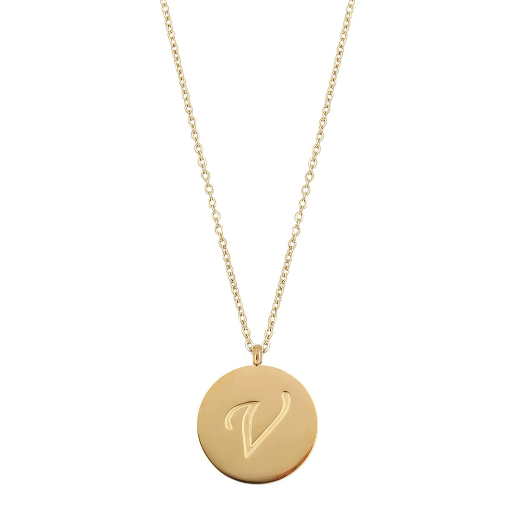 Colliers Médaille Lettre