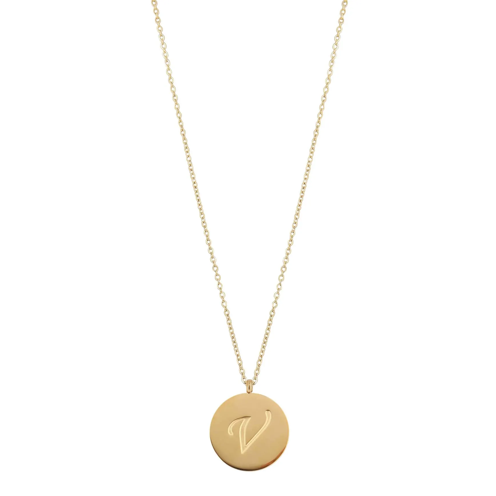 Colliers Médaille Lettre