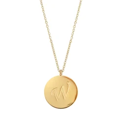 Colliers Médaille Lettre