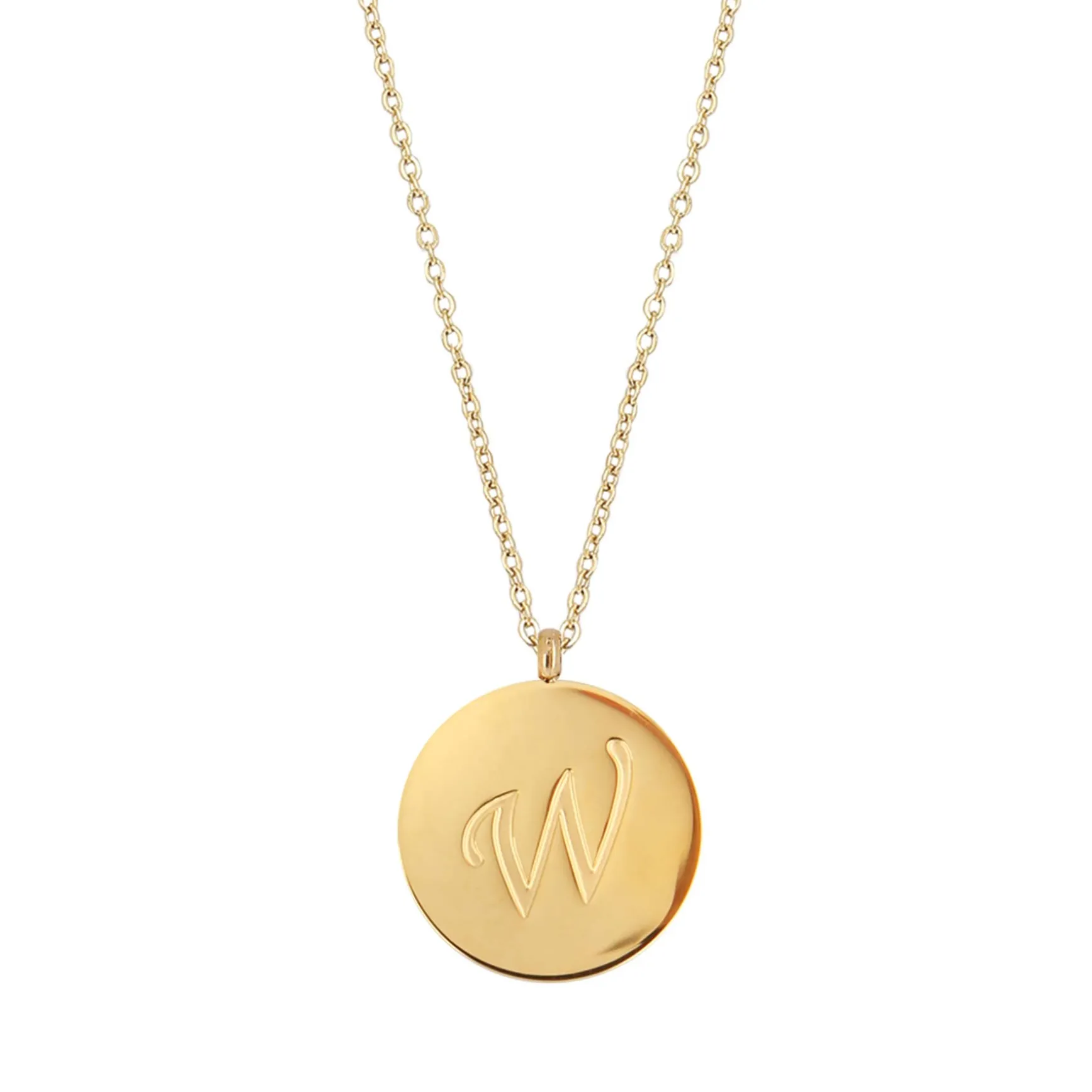 Colliers Médaille Lettre