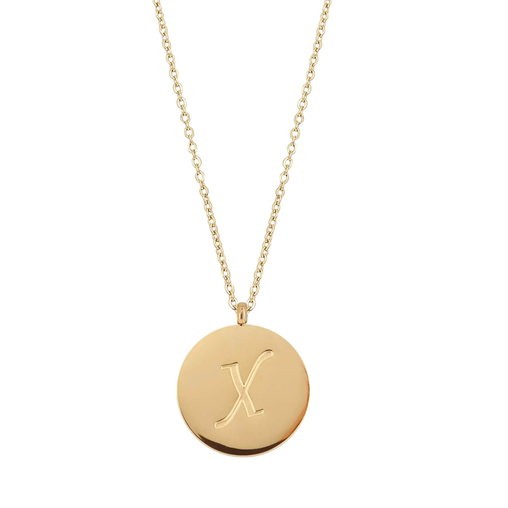Colliers Médaille Lettre