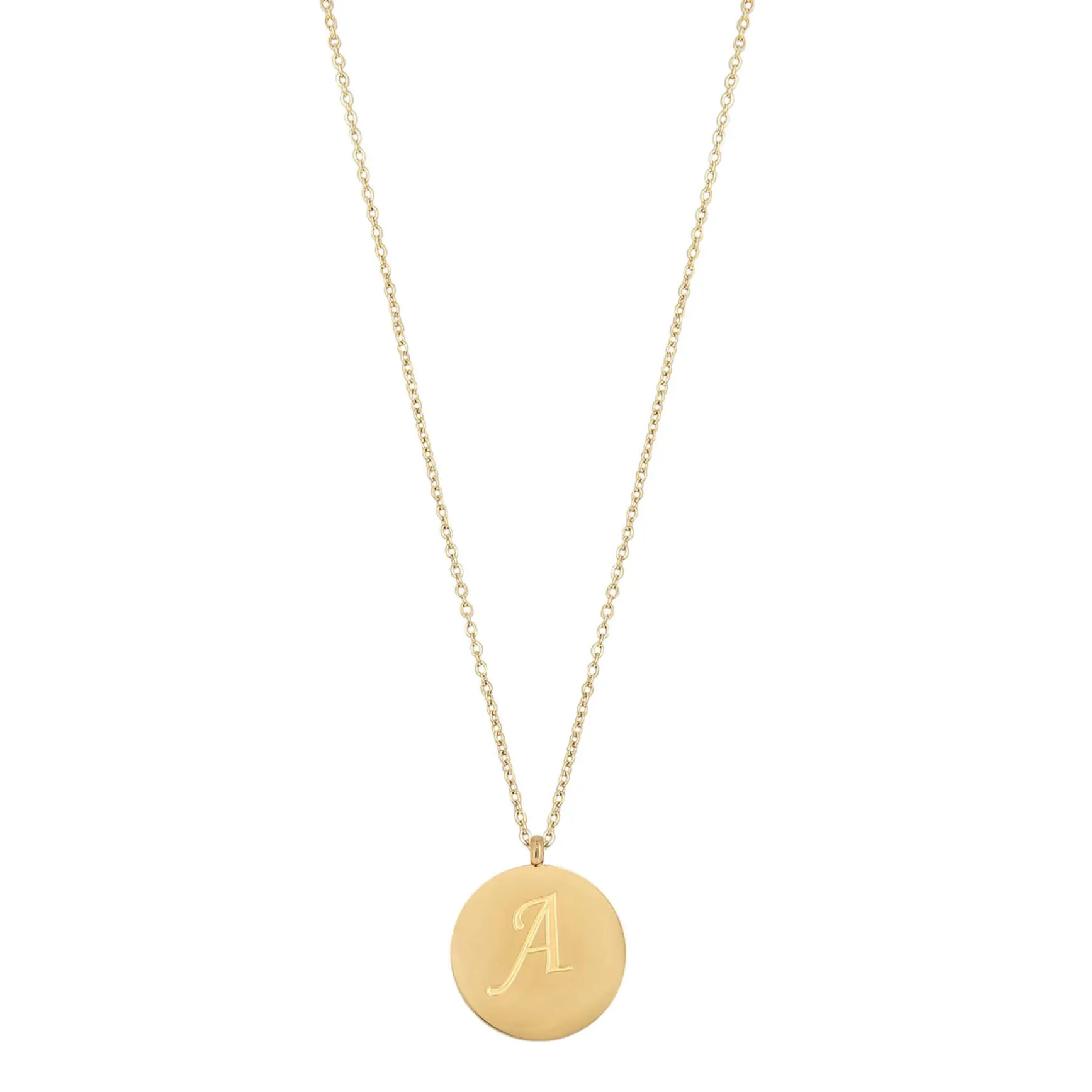 Colliers Médaille Lettre