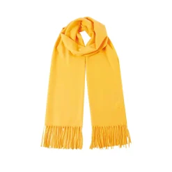 Echarpe Kim unie jaune