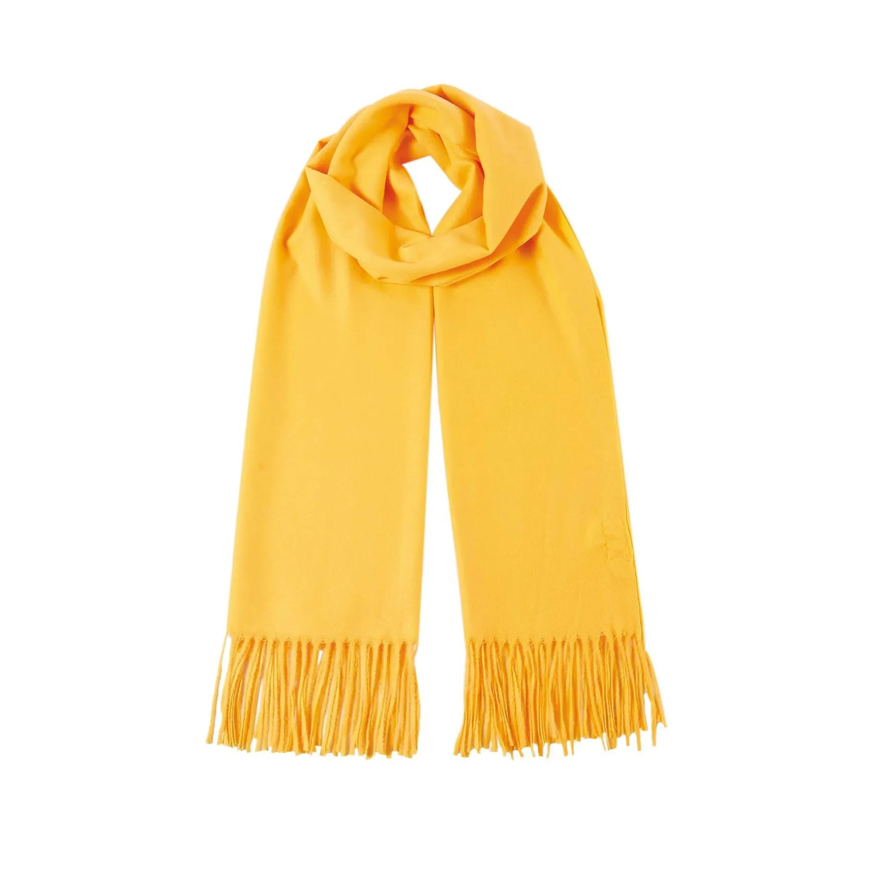 Echarpe Kim unie jaune