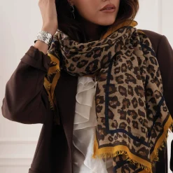 Echarpe Léo taupe