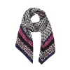 Foulard carré de soie Joy