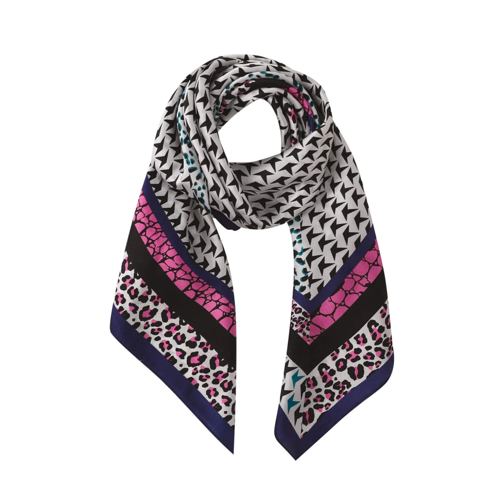 Foulard carré de soie Joy