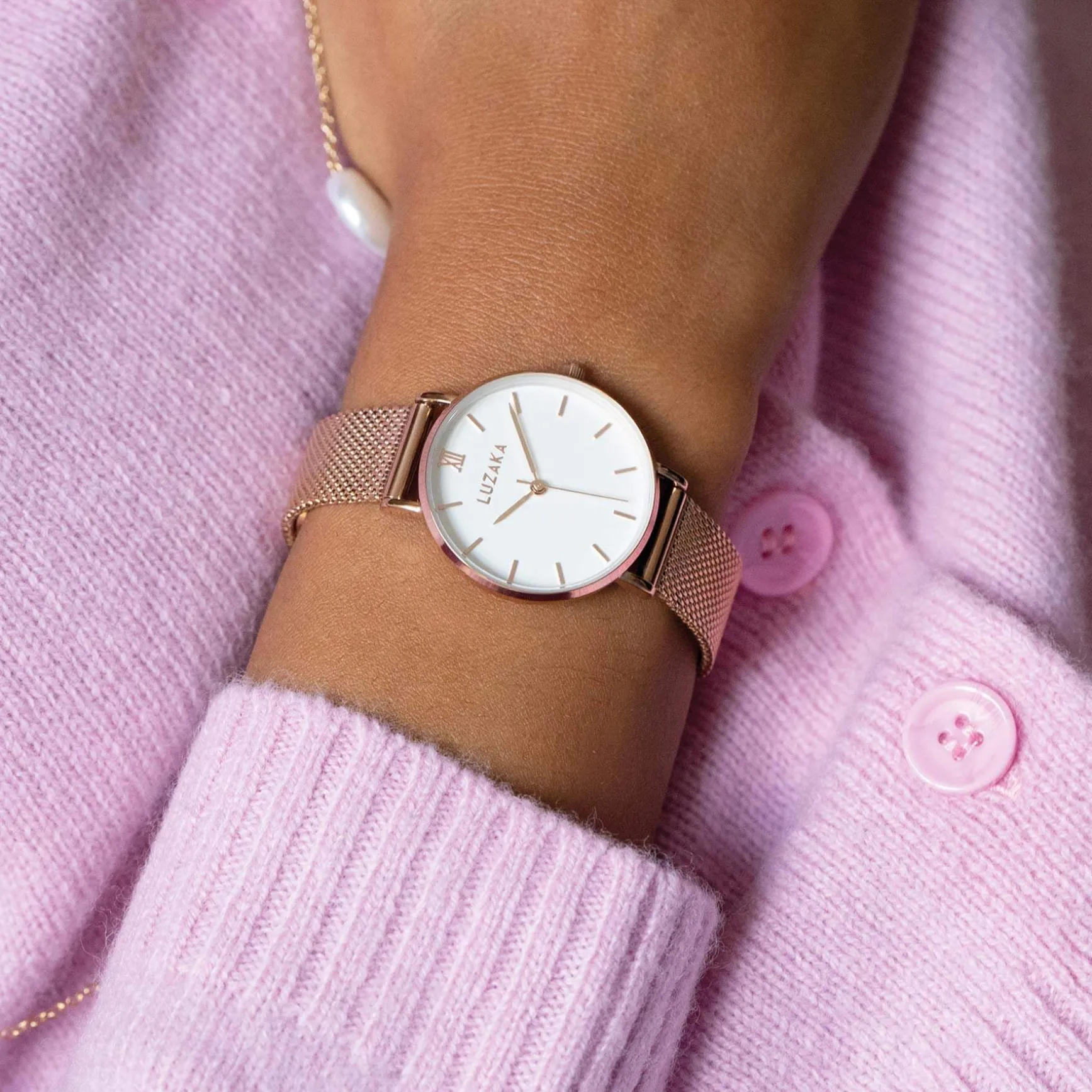 Montre Paloma acier rose gold