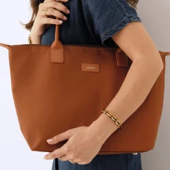 Sac à main Cabas Adèle camel