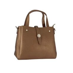 Sac à main Darius marron métalisé