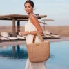 Sac à main paille pampelone naturel