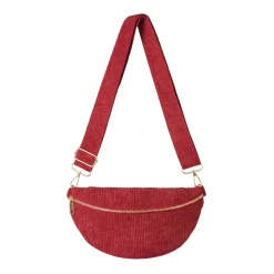 Sac Banane Erika velours bordeaux
