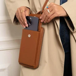 Sac Portefeuille vertical camel