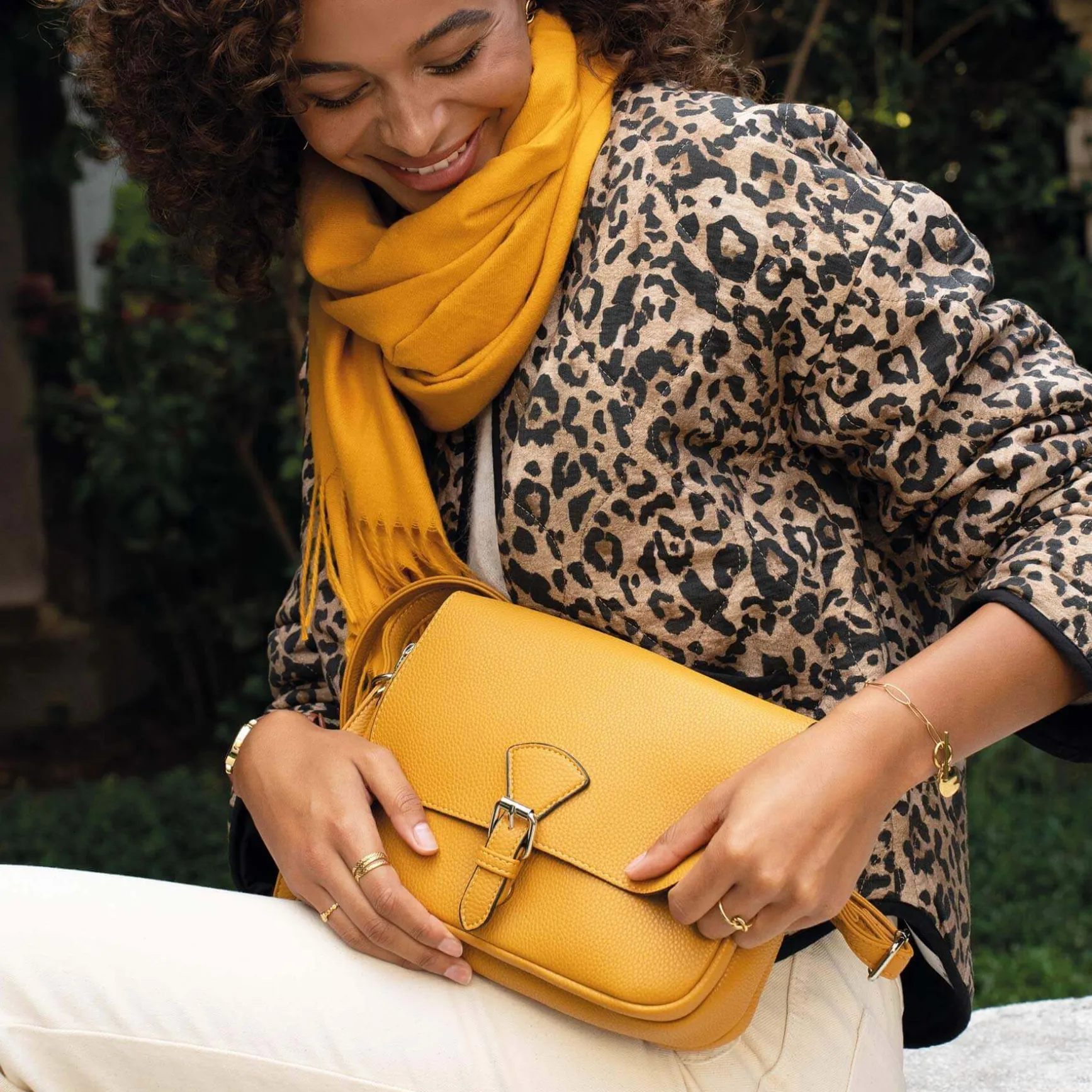 Sac Simone moutarde