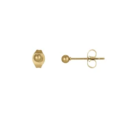 Set 3 boucles Jane acier doré or