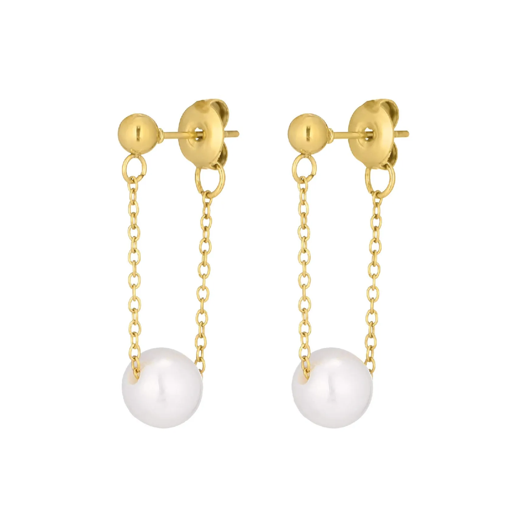 Set 3 boucles Maria doré or